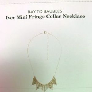 Bay to Baubles Iver Mini Fringe Collar Necklace